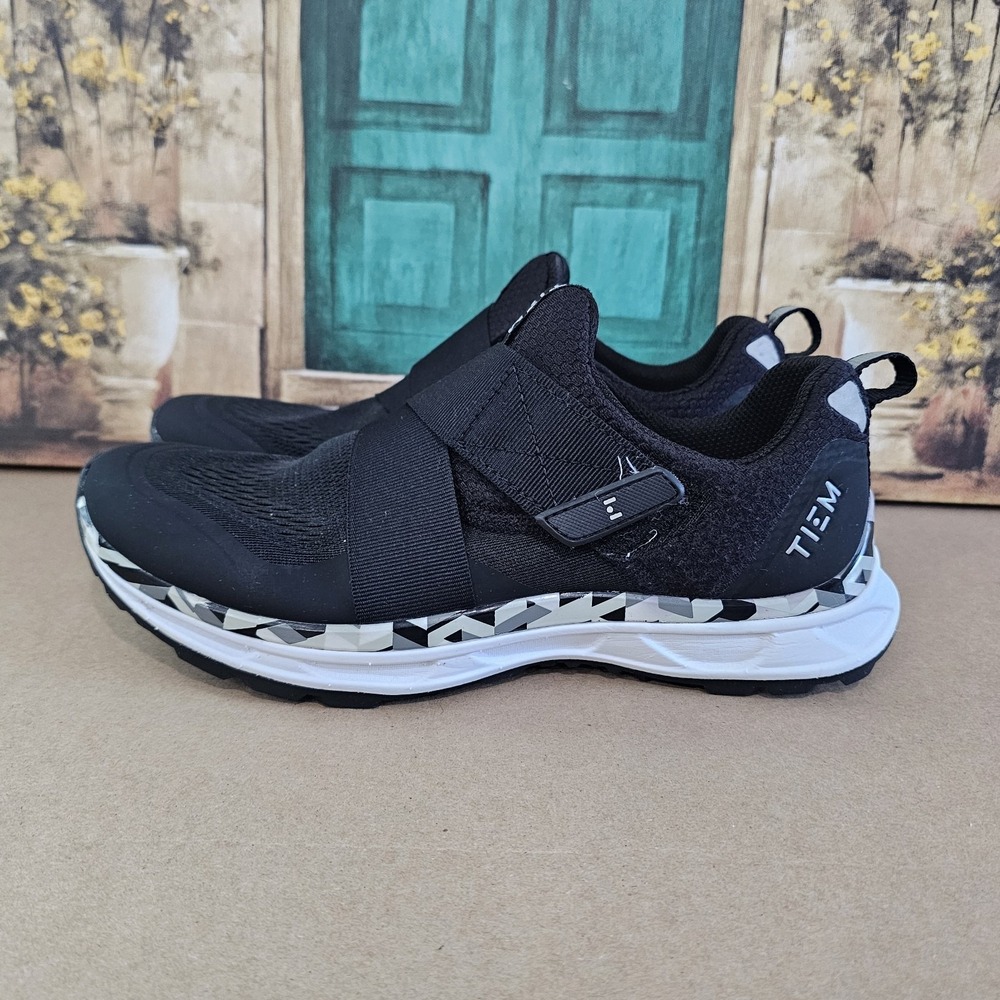 TIEM  Women's Slipstream Indoor Cycling Shoes Black   Size- 8.5